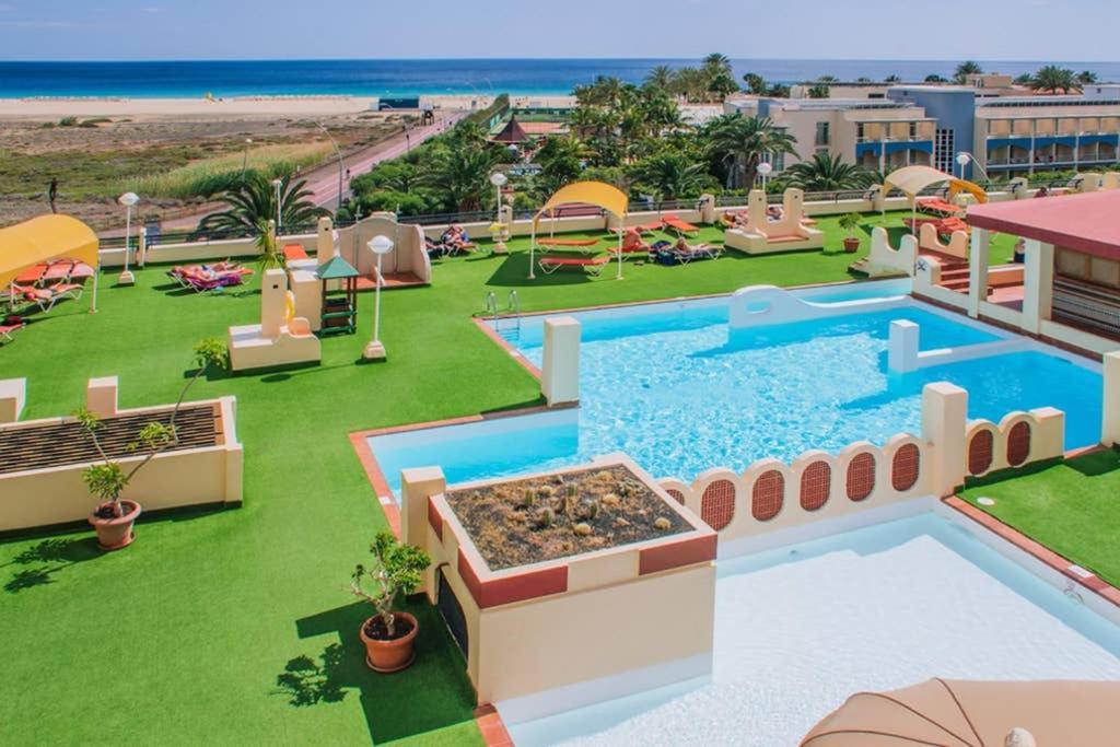 Terrazza E Vista Sull'Oceano, Wi-Fi, Piano 3, Piscina Sullo Stesso Piano Apartment Morro Jable  Luaran gambar